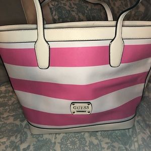 Guess brand, striped bag